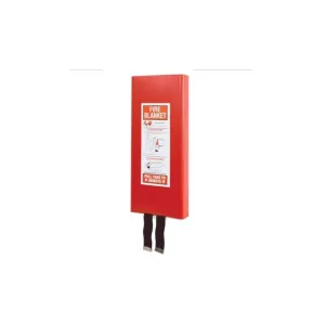 BROOKS EQUIPMENT 64FB Fiberglass Fire Blanket & Cabinet, 72 x 48, 1 Each