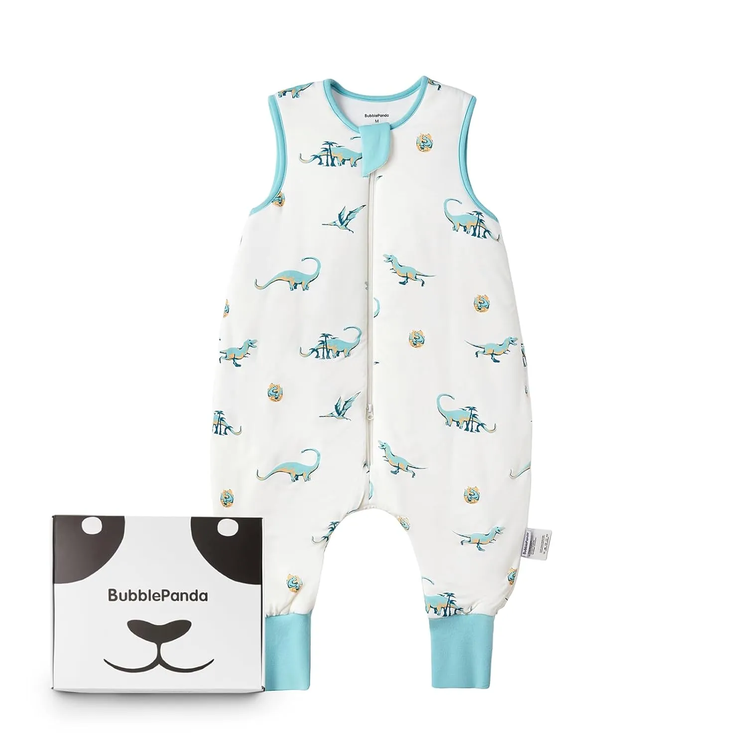 BubblePanda Rayon Made from Bamboo Toddler Sleep Sack with Feet 12-24 Months 1.0 Tog Ultra Soft Toddler Sleeping Sack 1t-2t Sleep Bag Walker Quilted Wearable Blanket with Legs 2-Way Zipper Lightweight