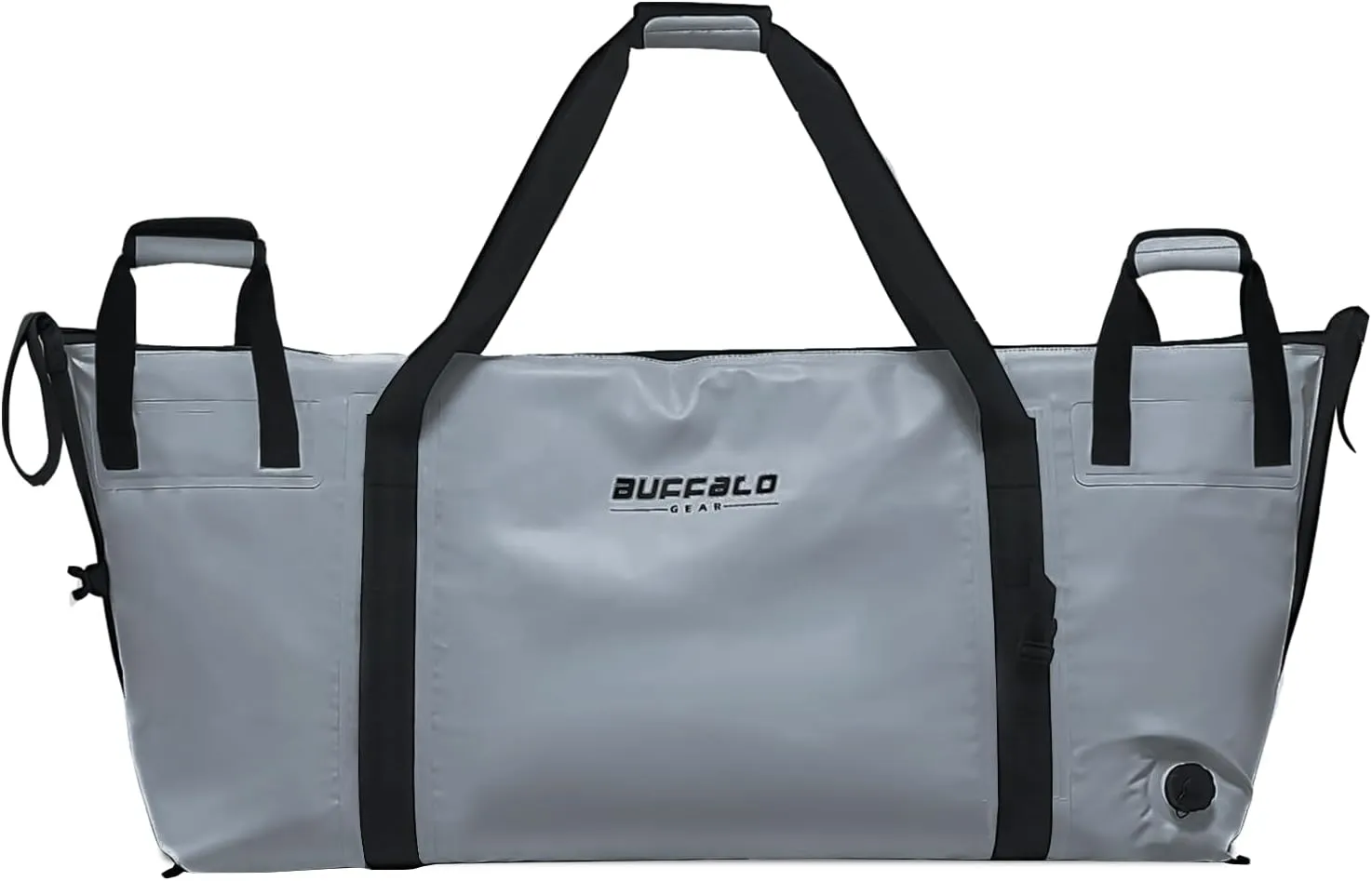 Buffalo Gear Insulated Fish Bag Cooler Flat Bottom,48x20x11in Waterproof Fish Kill Bag Keep Your Catch Cold and Fresh All Day