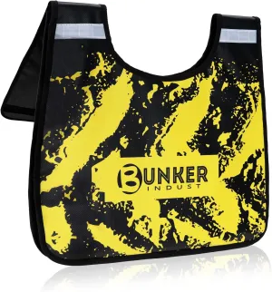 BUNKER INDUST Winch Damper Bag, Winch Cable Line Damper for Safety Recovery Off-Road Winch Rope Damper Blanket with Pocket and Reflective Strips