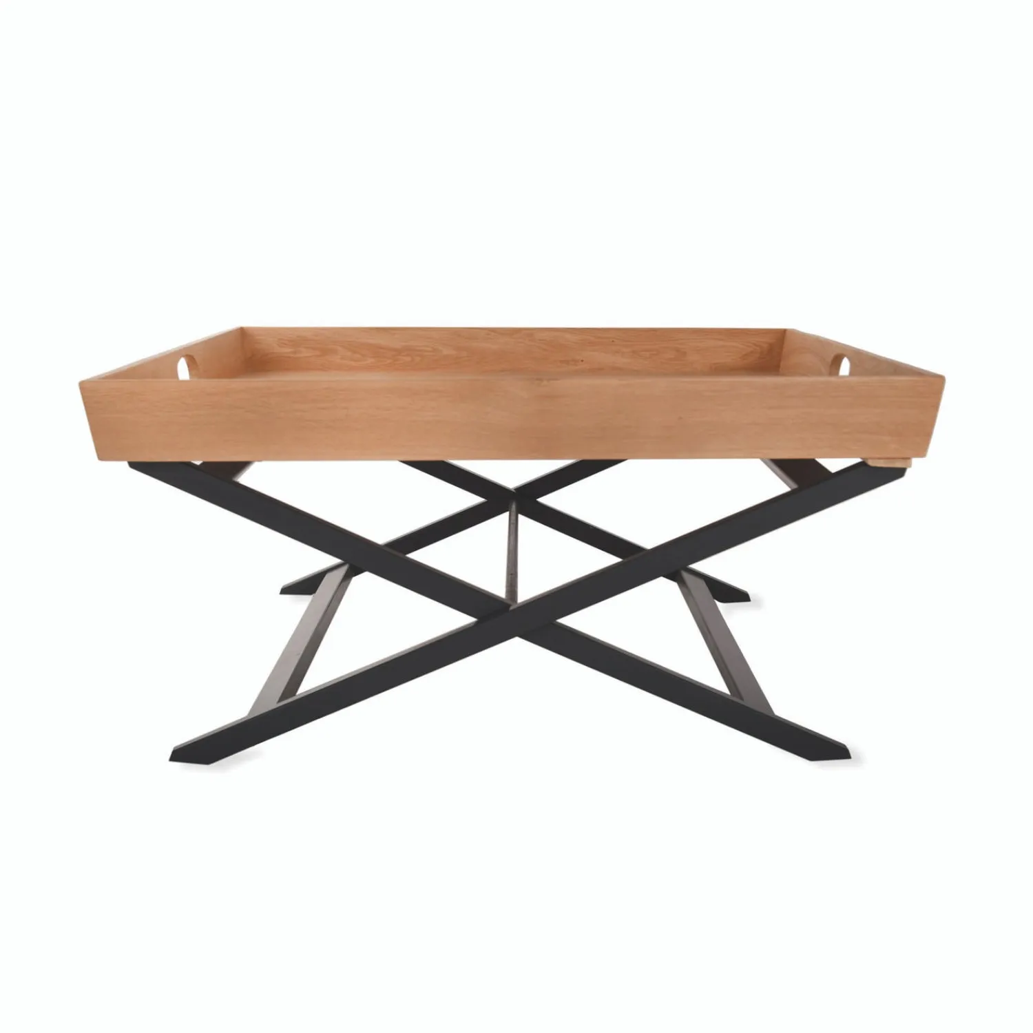 Butlers Coffee Square Table in Carbon by Garden Trading - Oak