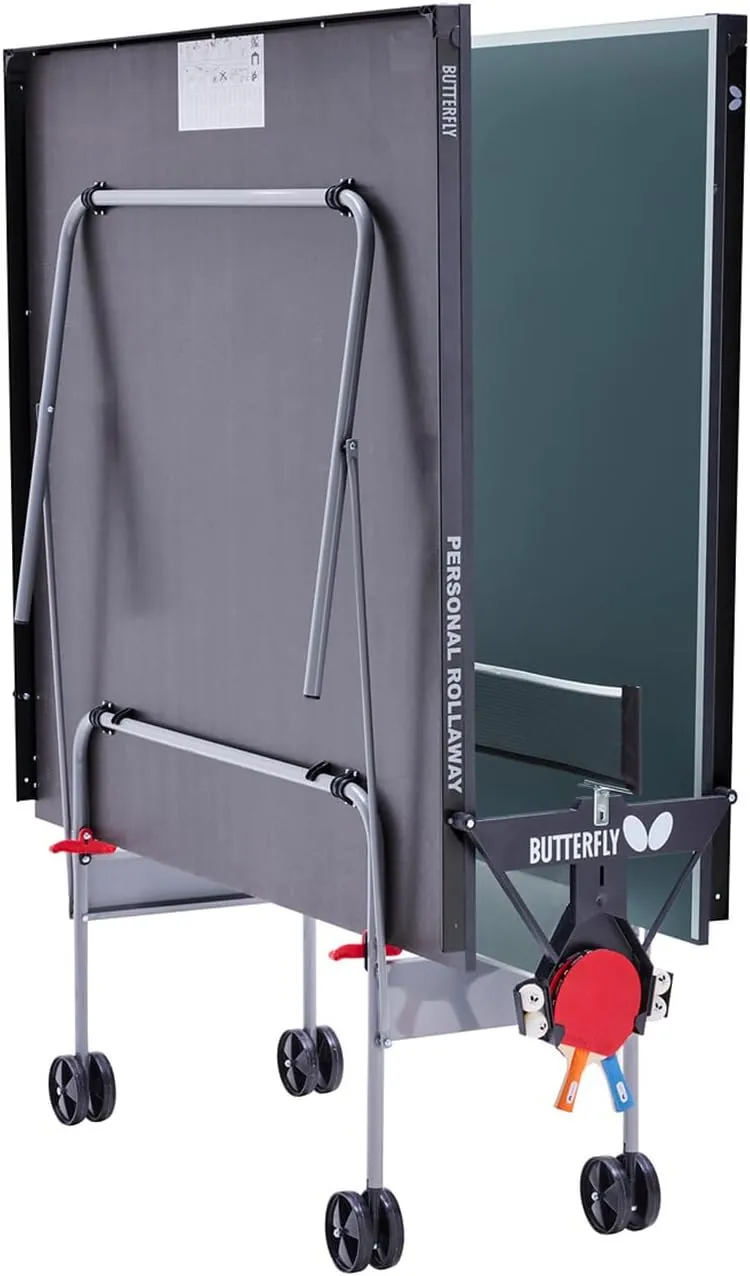 Butterfly Personal Ping Pong Table | Game Table for Kids | Butterfly Table Tennis Table Indoor | Folding Ping Pong Table | 3 Year Warranty | Holder for Ping Pong Paddles and Ping Pong Balls | Free Net
