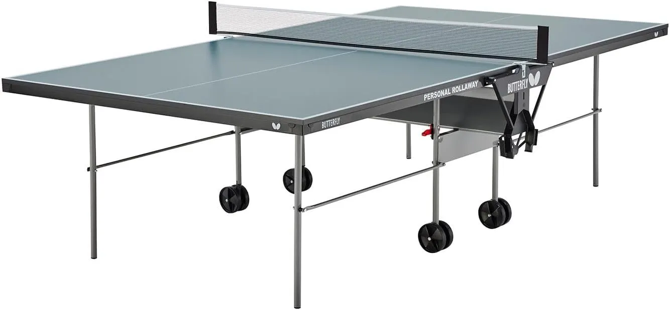 Butterfly Personal Ping Pong Table | Game Table for Kids | Butterfly Table Tennis Table Indoor | Folding Ping Pong Table | 3 Year Warranty | Holder for Ping Pong Paddles and Ping Pong Balls | Free Net