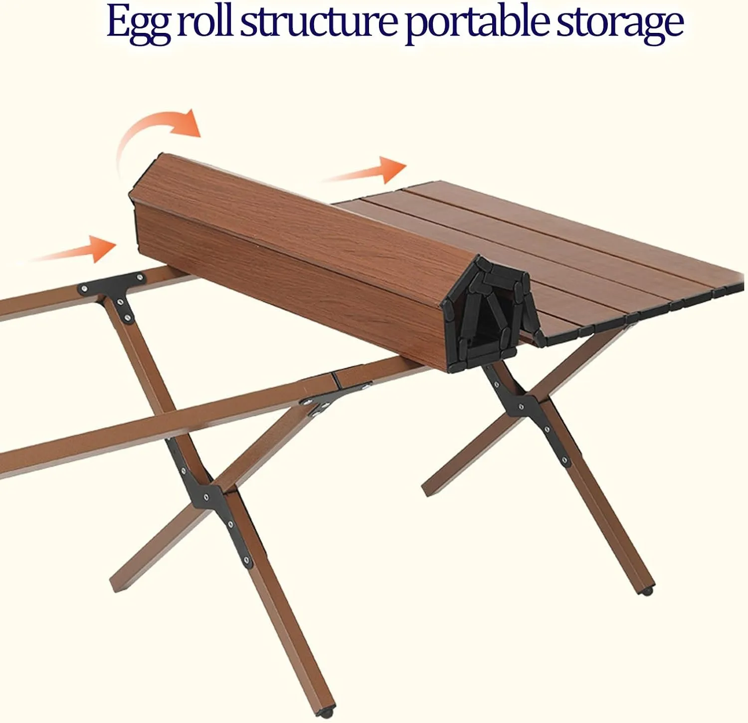 Camp Tables Portable Foldable, Carbon Steel Sturdy Folding Table, Dining Table for Cooking, Camp, Travel, BBQ, Party