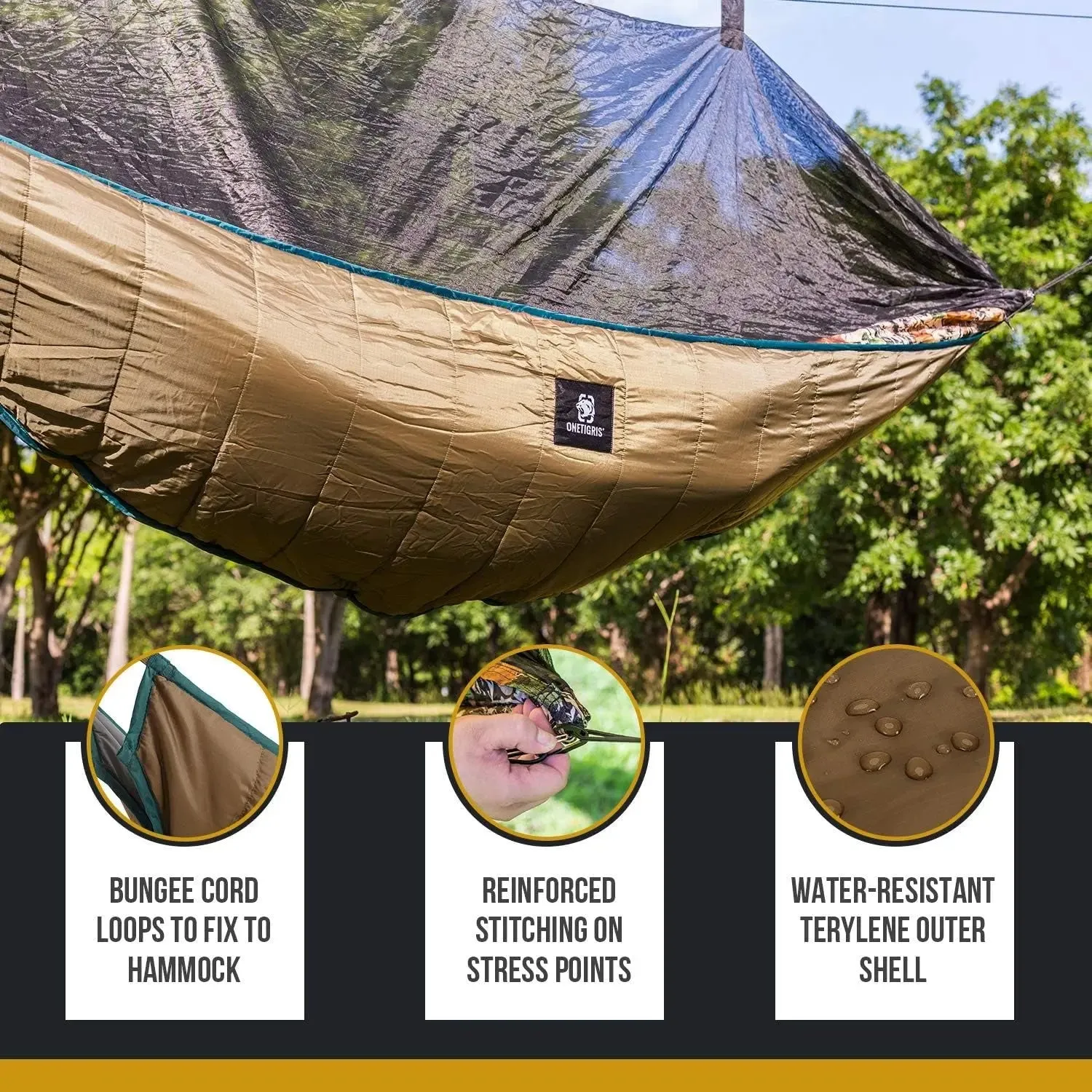 Camping, Eye-catching Hideout Underquilt, Cost-effective Beach, Portable Travel, Hiking, Patio, Hammock Lightweight Season Backpacking, Hammock Gear 4 Backyard, for