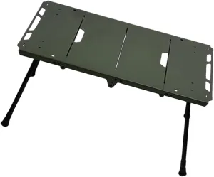 Camping Folding Table Outdoor Desk Furniture Compact Sturdy Foldable Table with Adjustable Legs for Backyard, Garden, Patio