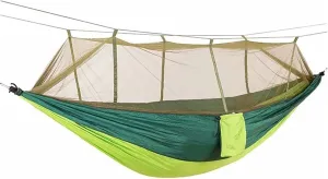 Camping Hammock Camping Hammock with Net Lightweight Double Hammock Portable Hammock for Indoor Outdoor Hiking Backpacking Travel Backyard Beach