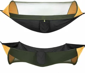 Camping Hammock with Mosquito Net 2 in 1 Hanging Hammock Lightweight Portable Swing Sleeping Hammock for Travel (Color : D) (C)