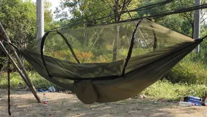 Camping Hammock with Mosquito Net - 2 Person Ultra-Lightweight Outdoor Travel Hammocks for Camping Hiking Backpacking