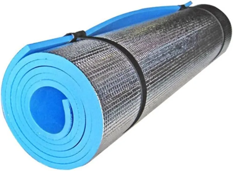 Camping Mat Ground Mat Camping Aluminum Film EVA Double-Sided Insulated Roll Mat Moisture-Proof Camp Mattress Dustproof Waterproof Sleeping Mat for Park Yoga Picnics Fishing 70.87x19.69x0.24 inch/2021