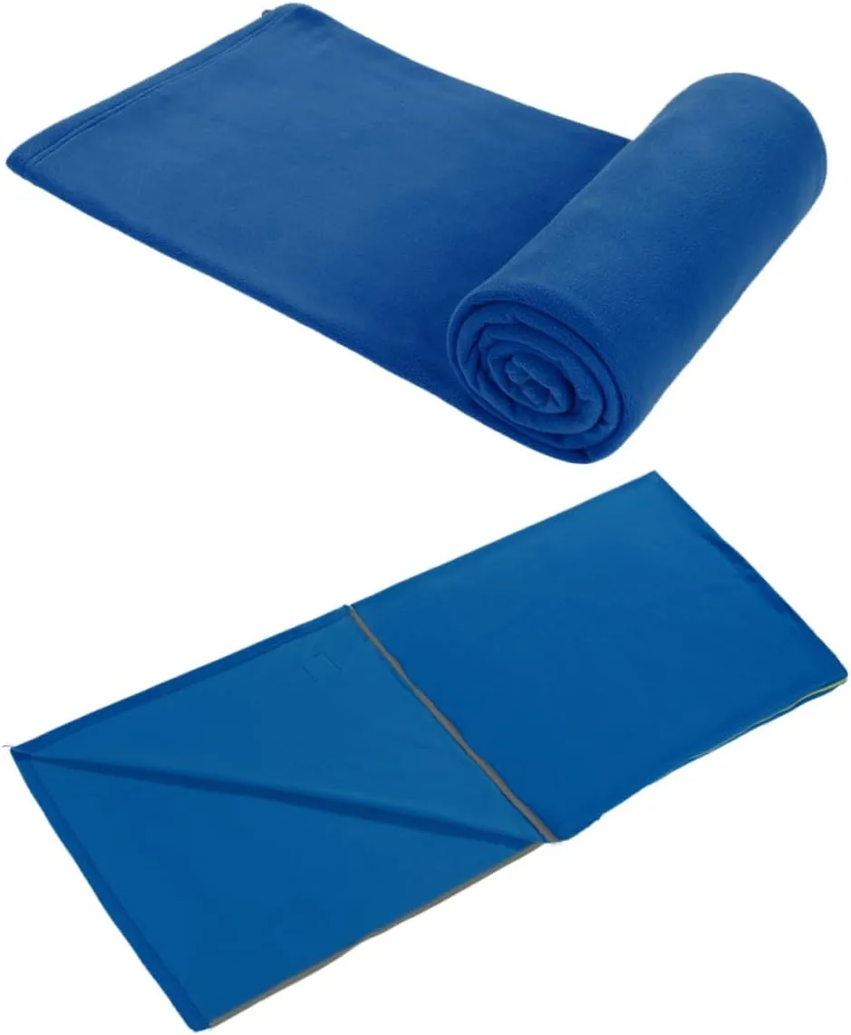 Camping Sleep Sack Sleeping Bags for Adults Fleece Winter Cool Weather Aldult