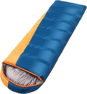 Camping Sleeping Bag  Travel Pillow w/Compact Compression Sack– 3 Season Sleeping Bag for Adults & Kids– Lightweight Warm for Hiking Traveling Waterproof and wear-Resistant