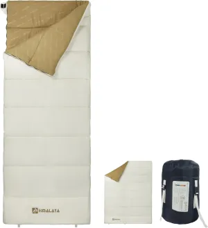 Camping Sleeping Bags for Adults, 20°F/30°F/40°F, Peached Fabric, Waterproof, Washable, Connectable, as a Blanket, Lightweight 3 Season Cold Weather Autumn Winter Backpacking Hiking