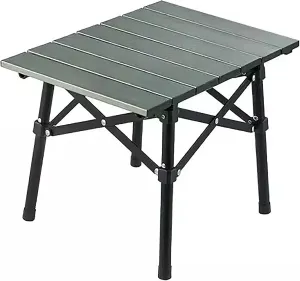Camping Table Folding Table Portable Table Camping Aluminum Camp Table Ultralight Camping Table for Garden Hiking Camping (Color : Green)