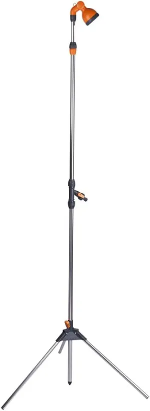 Camplux Outdoor Shower Kit, Portable Shower Head, Camping Shower with Tripod Stand