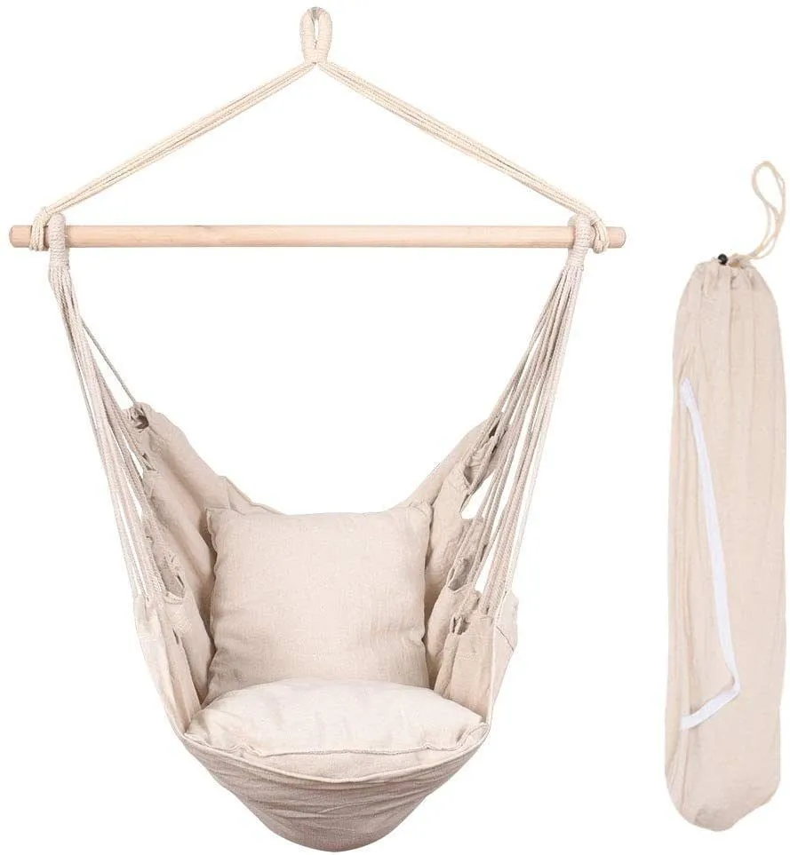 Capacity Lbs; Two Carrying Seat Swing with Natural Hammocks  Price-cut Chair 300 and Don't wait Bag; Seat Cushions Hammock  Weight Rope Hanging