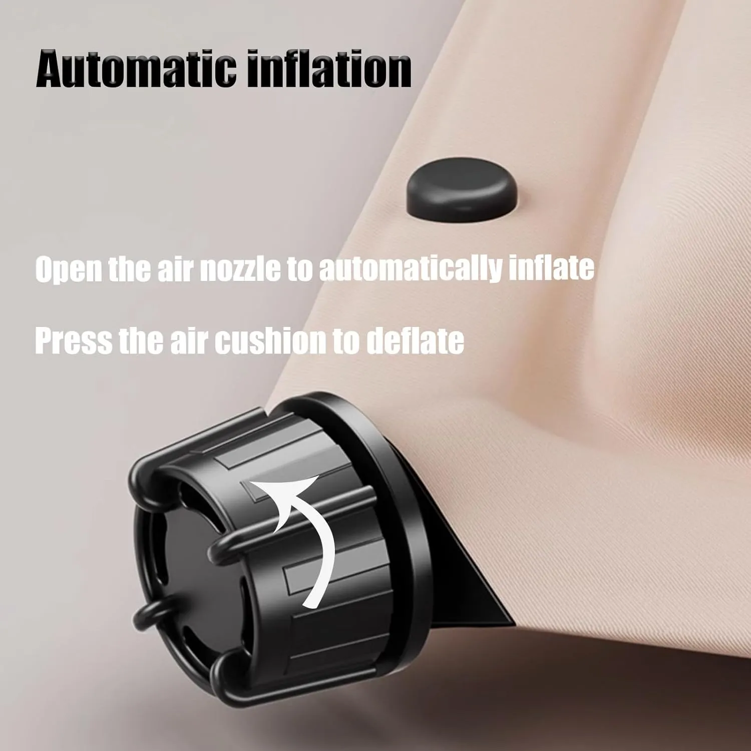 Car Air Mattress Foldable for Audi A4 B9 Avant Wagon 2015-2024, Back Seat Camping Bed Breathable Airbed Auto-Inflation Without Air Pump SUV Portable Sleeping Pad,Black Single