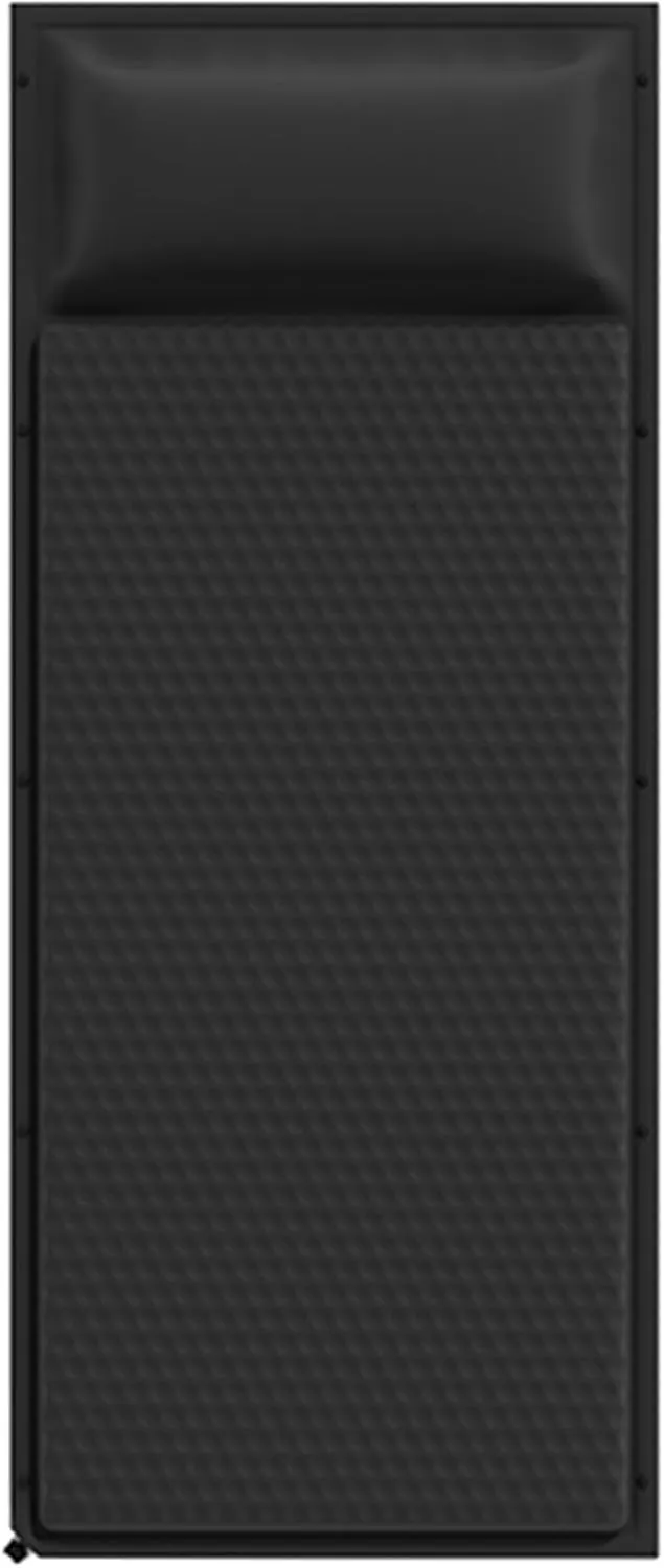 Car Air Mattress Foldable for Audi A4 B9 Avant Wagon 2015-2024, Back Seat Camping Bed Breathable Airbed Auto-Inflation Without Air Pump SUV Portable Sleeping Pad,Black Single