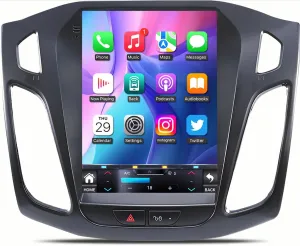 Car Radio Stereo for Ford Focus 2012-2018: Upgrade 5G WiFi 10.4" T-Style 1024 * 768HD Touch Screen Replacement - CarPlay Andriod Auto Bluetooth RDS FM GPS Navigation Backup Camera SWC
