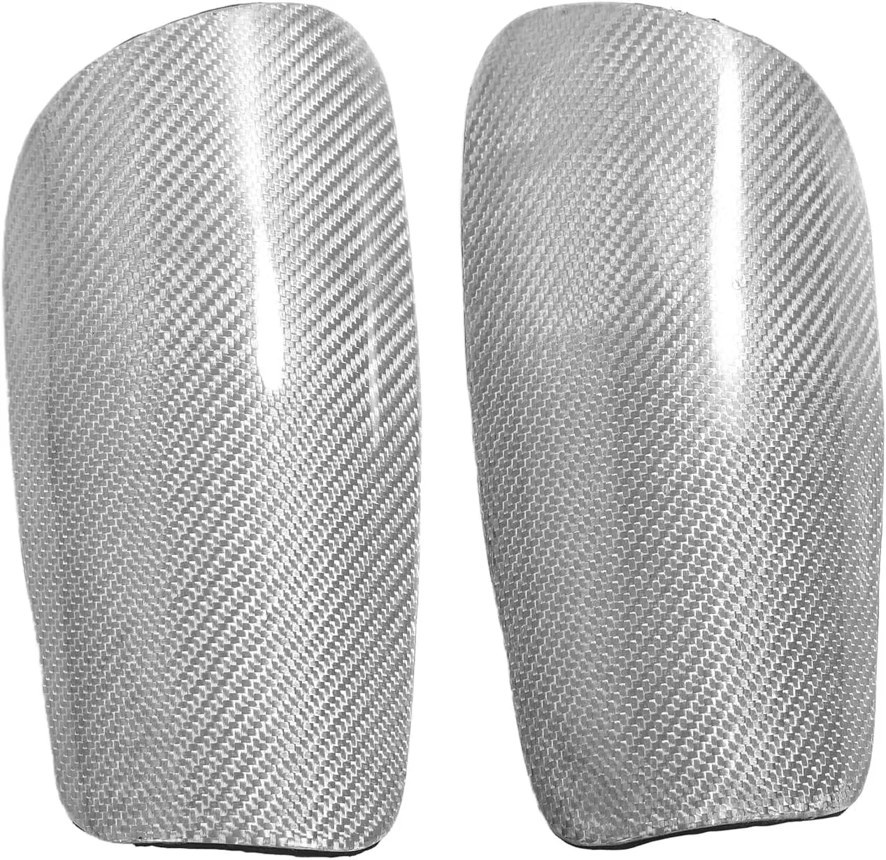 Carbon Fiber Soccer Shin Guards, Shock Absorption Lightweight Shin Pads with Ergonomic Design Neoprene Material Protective Equipment Storage Bag Included for Kids Football Games