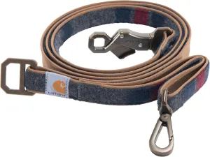 Carhartt Pet Durable Nylon Duck Leashes for Dogs, Reflective Stitching for Visibility, Blanket Stripe, One Size