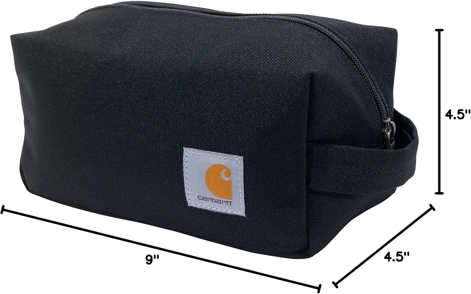 Carhartt Travel Kit, Durable Toiletry Organizer Bag, Black, One Size