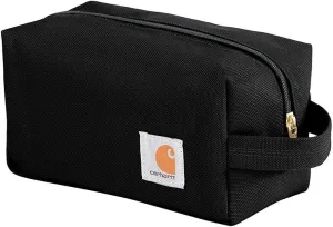 Carhartt Travel Kit, Durable Toiletry Organizer Bag, Black, One Size