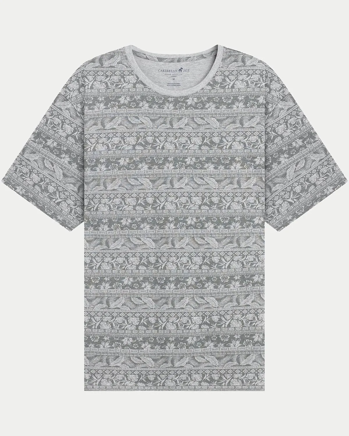 CARIBBEAN JOE Clothing & Accessorie's Men's Shirt, Pajamas Sleep Top with Aztec Print Design, Lightweight and Breathable Pjs