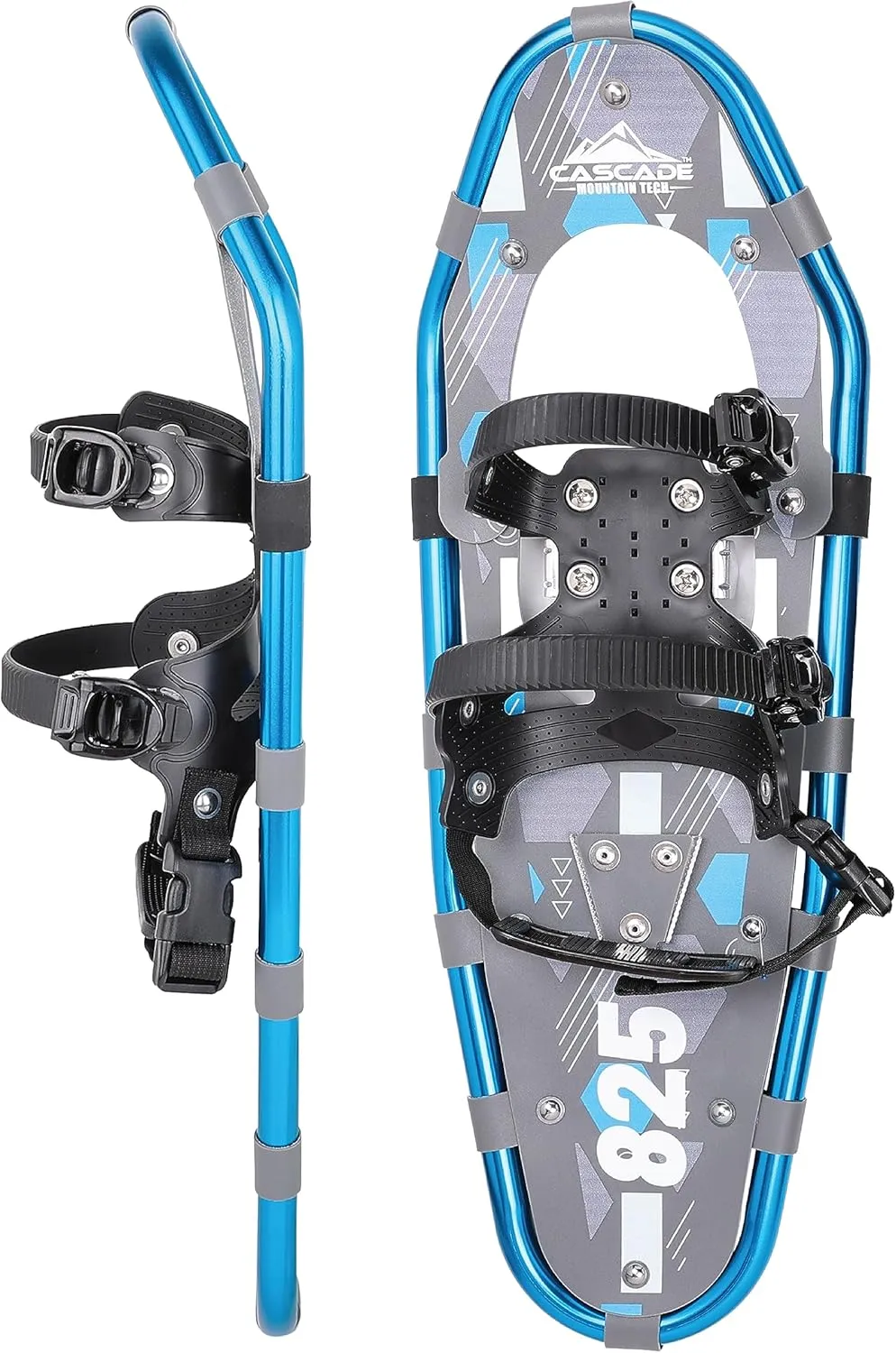 Cascade Mountain Tech Lightweight Aluminum Frame Snowshoes