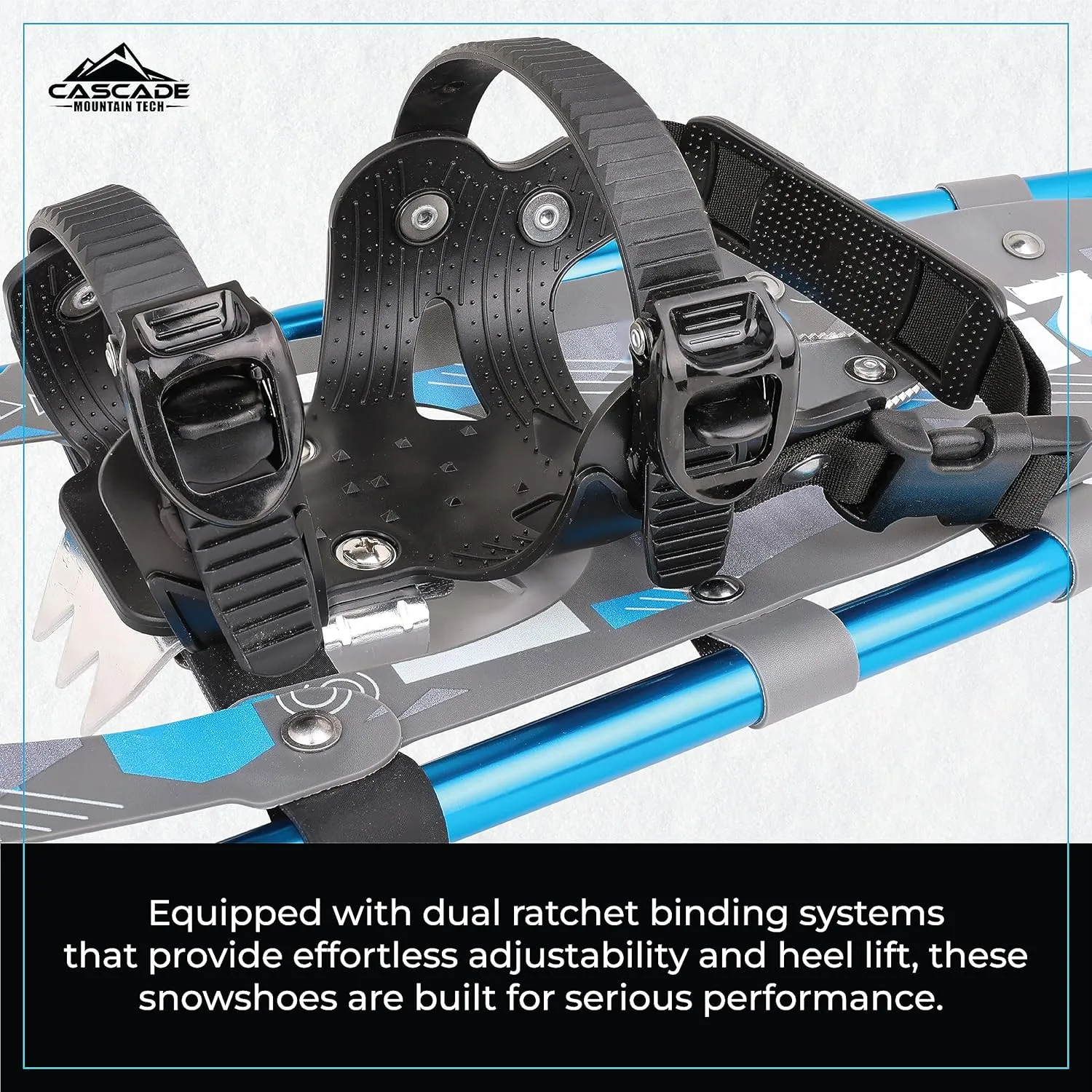 Cascade Mountain Tech Lightweight Aluminum Frame Snowshoes