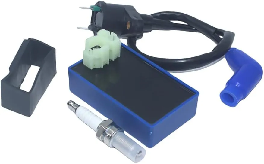CDI Box Ignition Coil Spark Plug Kit Fit for Honda TRX300 New OE: 30410-HC4-770-000
