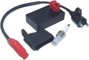CDI Box Ignition Coil Spark Plug Kit Fit for Honda TRX300 New OE: 30410-HM5-505