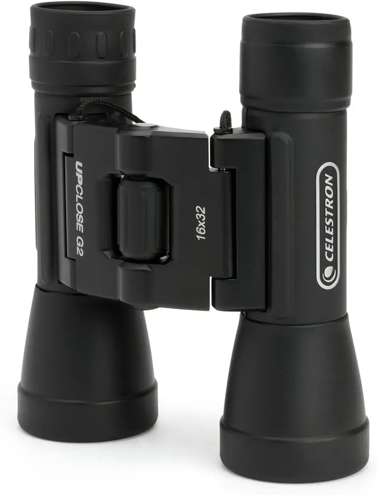 Celestron – UpClose G2 16x32 Binocular – Multi-Coated Optics for Bird Watching, Wildlife, Scenery and Hunting – Roof Prism Binocular for Beginners – Includes Soft Carrying Case