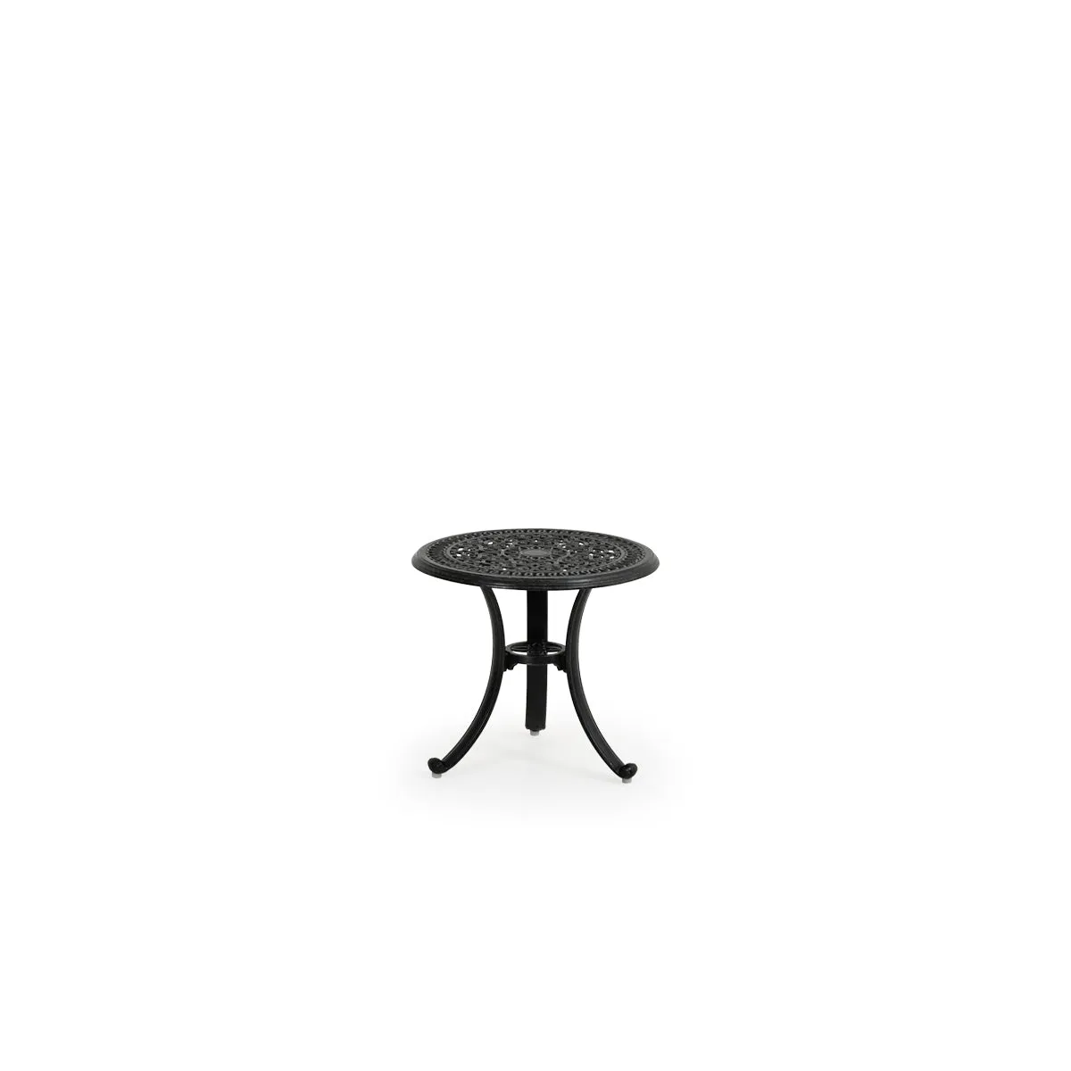 Charleston Outdoor Cast Aluminum 20" Round Side Table