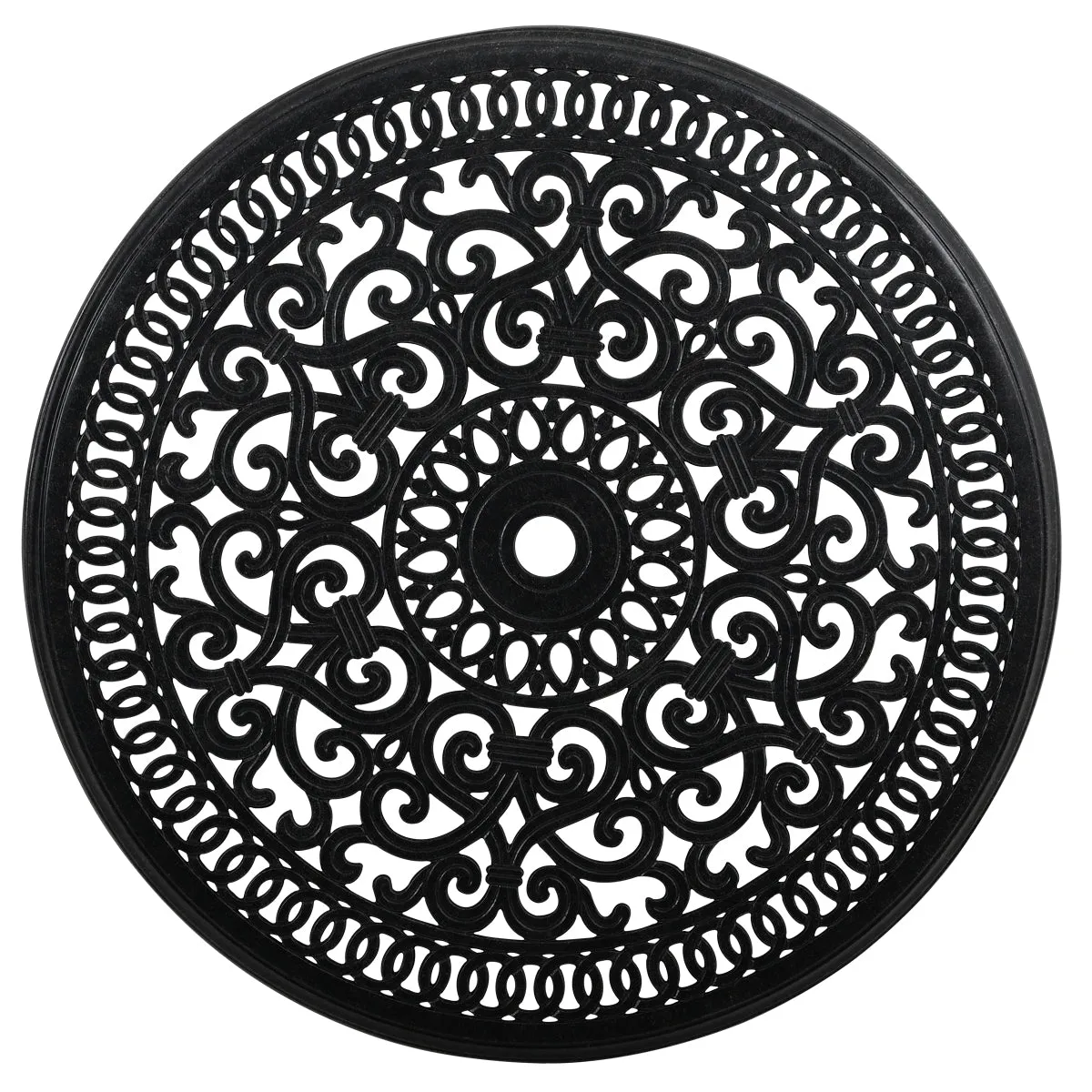 Charleston Outdoor Cast Aluminum 36" Round Counter Height Table
