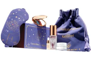 Charlotte Tilbury X Genshin Impact STARFELL TREASURE - Limited Edition Kit (Water Cream 15ml, Setting Spray 34ml, Serum Crystal Elixir Deluxe Sample, Eye Mask, Compact Mirror and Small Pouch)