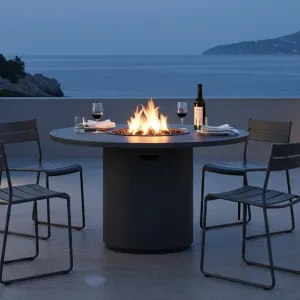 Circa Dining Fire Table (Tabletop) - Aluminum