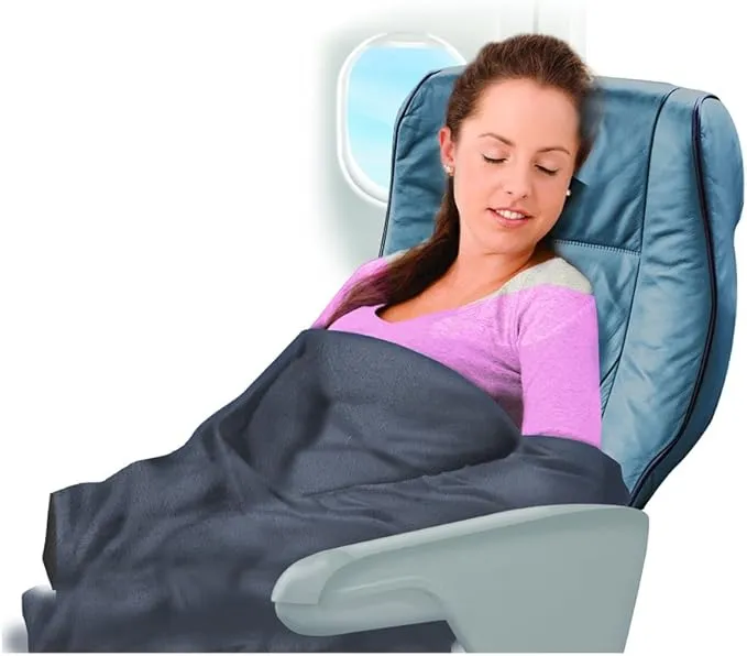 Cloudz Compact Travel Blanket - Charcoal