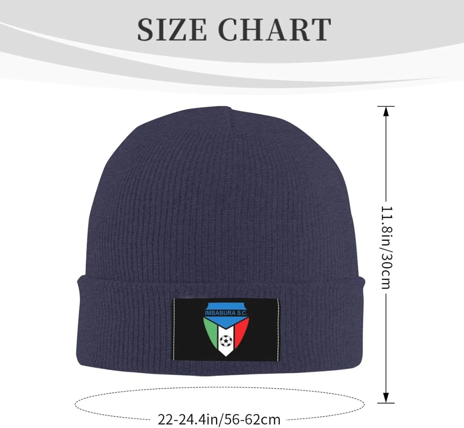 Club de Deportes Ñublense Logo Knit Hat Cap Skull Cap Beanie Hat Warm Cap Navy Blue Hat for Men Women