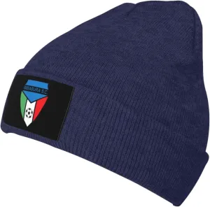 Club de Deportes Ñublense Logo Knit Hat Cap Skull Cap Beanie Hat Warm Cap Navy Blue Hat for Men Women