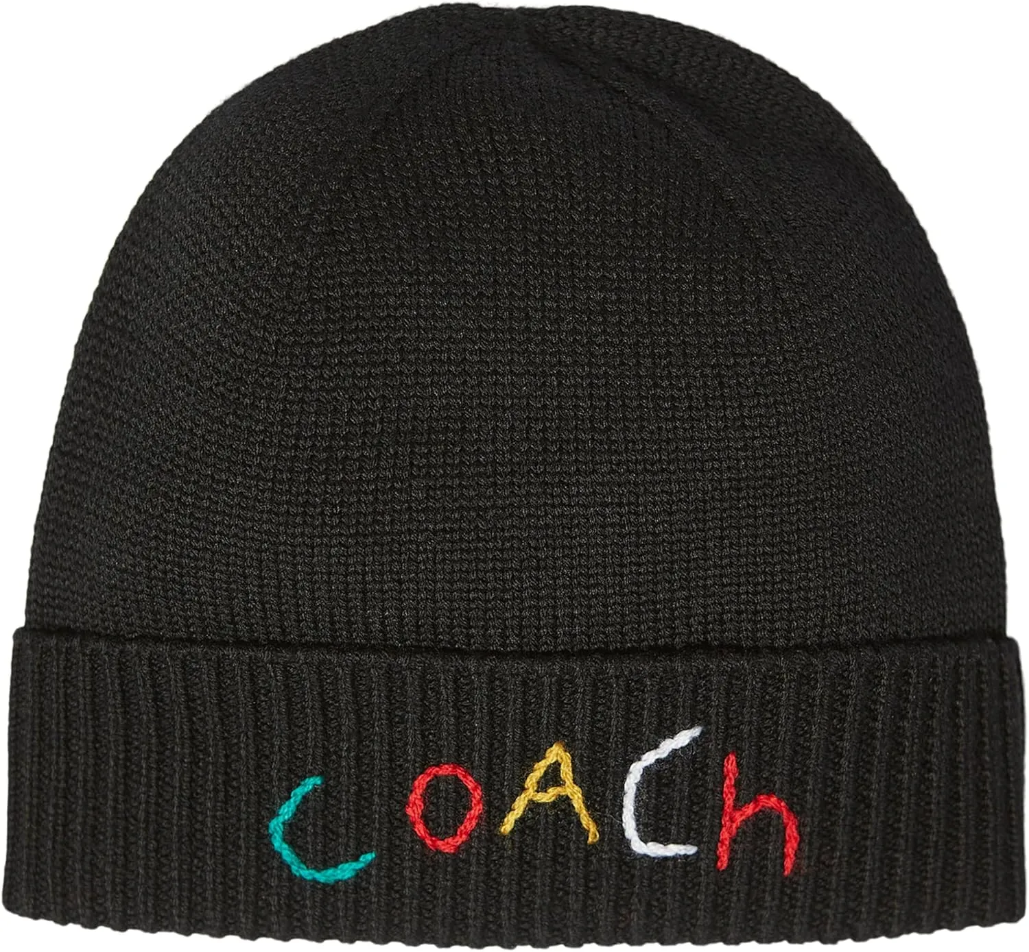 Coach Women's Embroidered Beanie with Gift Box