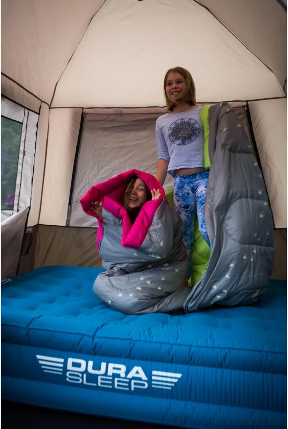 Coleman Kids 45°F Sleeping Bag for Children up to 5ft 5in Tall, Lightweight & Warm Sleep Sack for Indoor/Outdoor Use, Machine Washable