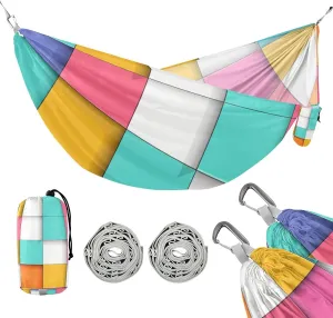 Color Square 330lb Capacity Outdoor Hammocks with Hanging Rope Indoor Hammock for Patio Backyard Lounge Base macas mexicanas de Patio para Adulto