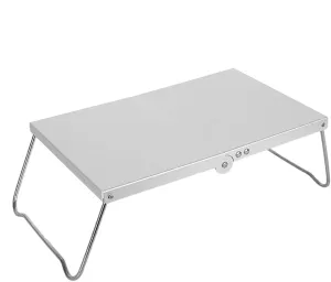 Compact Folding Table | Thermal Insulation Camping Side Table - Space Saving Stable Design Folding Table for Outdoor Adventures
