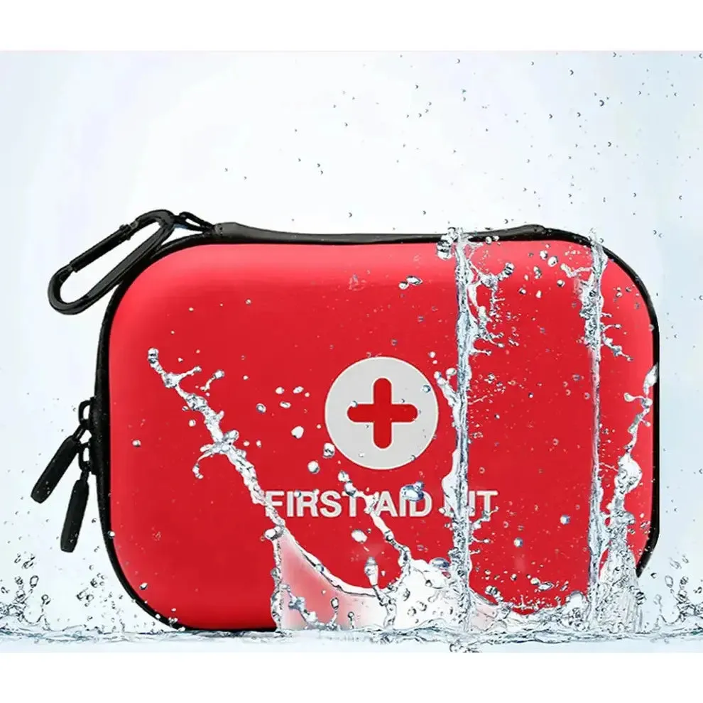 Compacte eerste hulp EHBO kit 90pcs | Rood of Zwart
