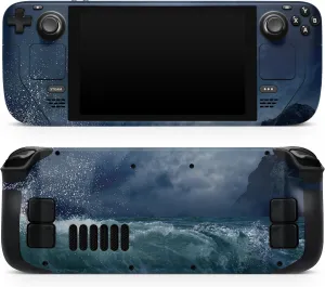 Compatible with Steam Deck - PC Skin Decal Protective Scratch Resistant Vinyl Wrap Gaming Cover - Crashing Waves