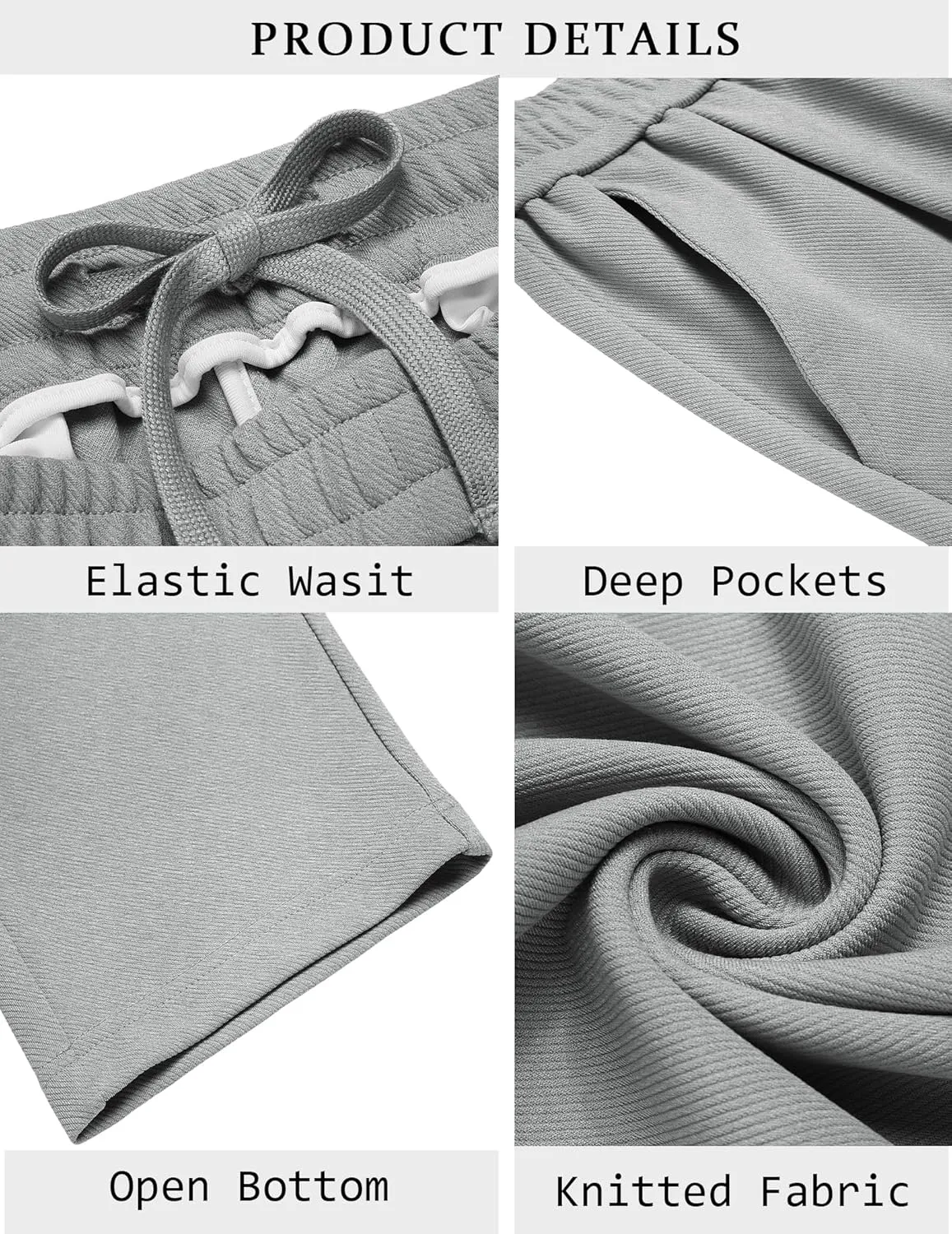 COOFANDY Mens Casual Sweatpants Open Bottom Lounge Pants Lightweight Baggy Workout Yoga Track Pants