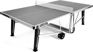 Cornilleau - Pro 540M Outdoor Ping Pong/Table Tennis Table - Mobile and Durable - 7mm Laminated Tabletops - inviolable Net - Weather-Resistant - Steel Frame - Foldable and Easy to Move