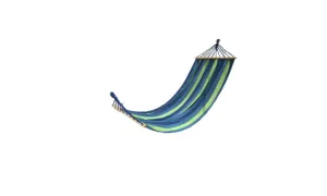 Cotton Hammock   Wooden Bar