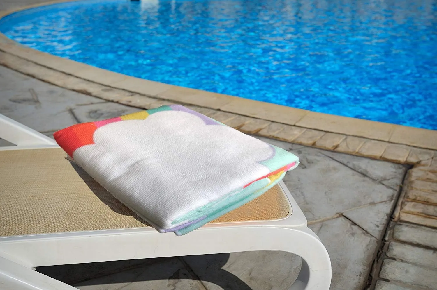 COZUMO Unicorn Beach Towel for Girls & Adults, 28" x 58", Microfiber, Quick-Drying, Absorbent, Sand-Free, Multi-Purpose, Unicorn Print